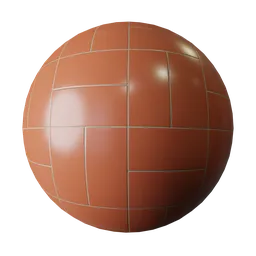 High-resolution basketweave terracotta texture for PBR 3D rendering in Blender and other 3D applications.