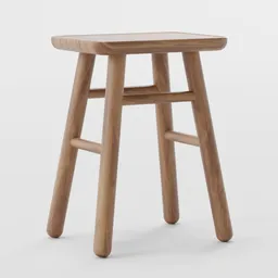 Wooden Bar Stool