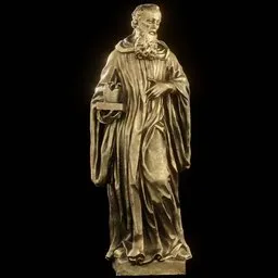 Brass St Benedict of Nursia