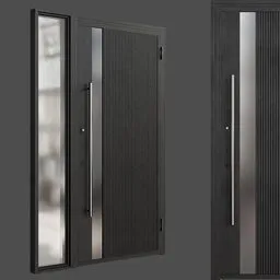 Door metalik
