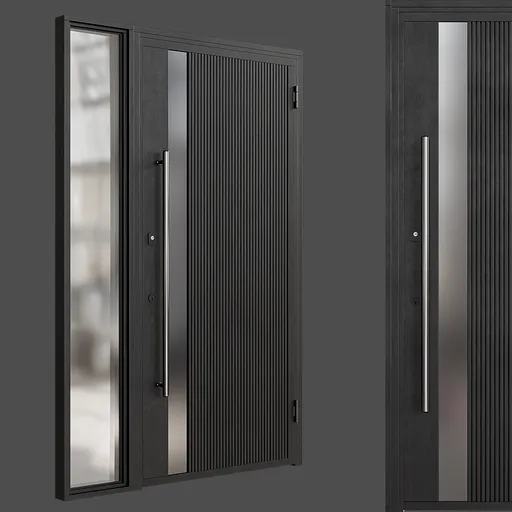 Door metalik