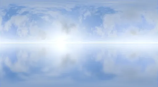 Soft Blue Sky Reflection