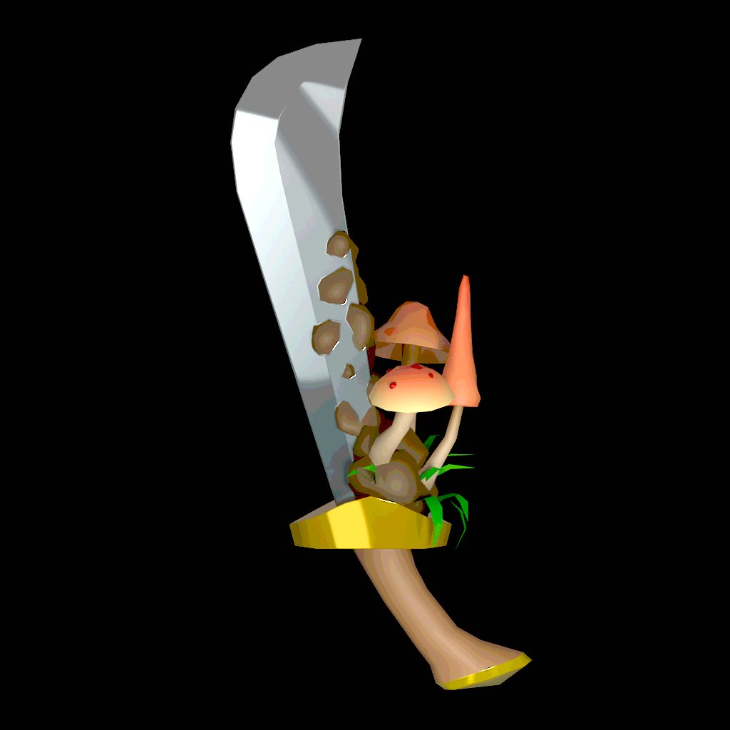 blenderkit-download-the-free-mushroom-infested-sword-lowpoly-model