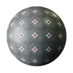 Blossom Grey Ceramic Athangudi