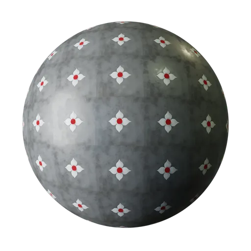 Blossom Grey Ceramic Athangudi