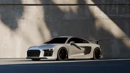 Sports Car  Lighting Scene