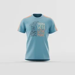 Graphic T-Shirt – Light Blue