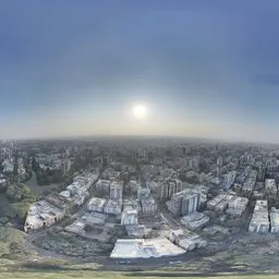 Sunset Over Rural and Urban Expansion