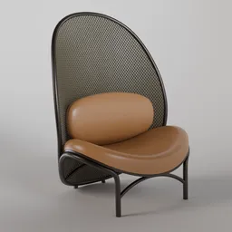 Chips Lounge Chair B4 - Coffee