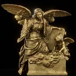 statue of Brass Angel