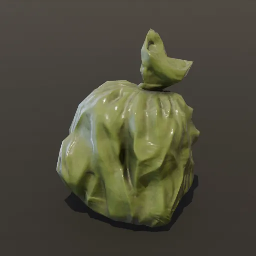 Heavy Duty Urban Waste Bag Green