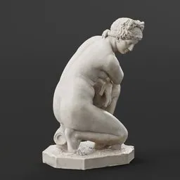 Crouching venus
