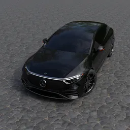 Mercedes EQS (Rigged)