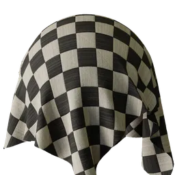 Checkered oldstyle fabric