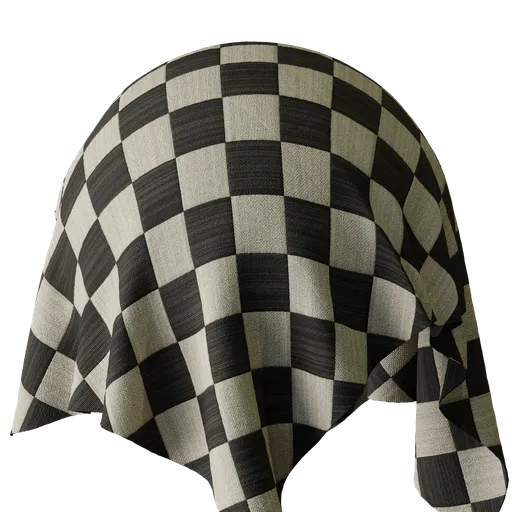 Checkered oldstyle fabric