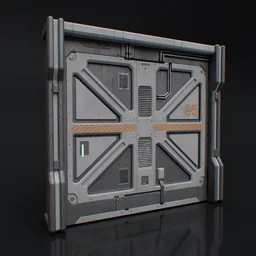 SciFi Industrial Door