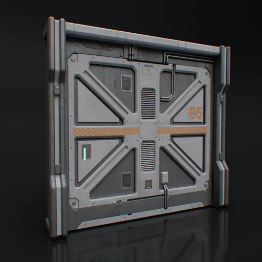 SciFi Industrial Door