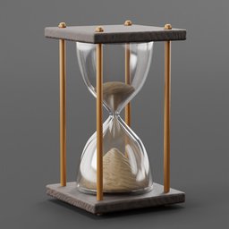 Brass Hour Glass Sand Clock