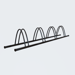 Bicycle rack with 4 slots