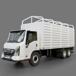 Isuzu M27 Box Truck(Rigged)