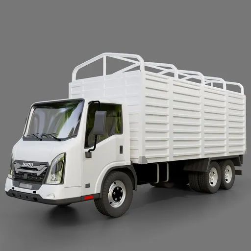 Isuzu M27 Box Truck(Rigged)