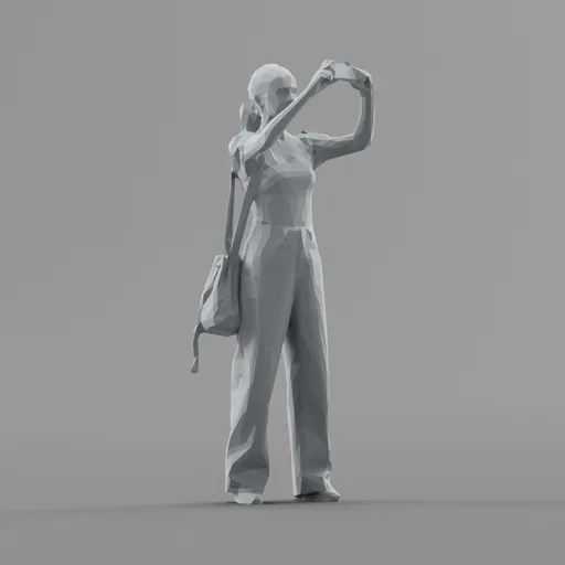 Lowpoly Male Standing