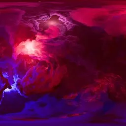 Red and Blue Nebula,8k