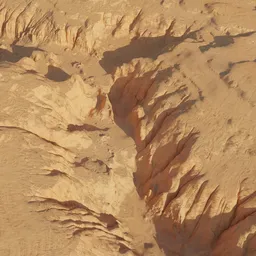 Rocky Sand Canyon Landscape