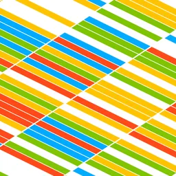 Diagonal Stripe Grid