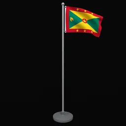 Animated Flag of Grenada
