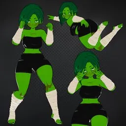 Lucifera - Anime Stylized NPR Character