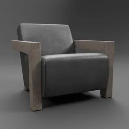 Restoration Hardware Alta Leather Chair