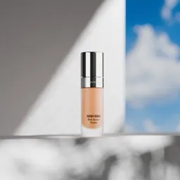 Luxury Serum Bottle Studio Scene