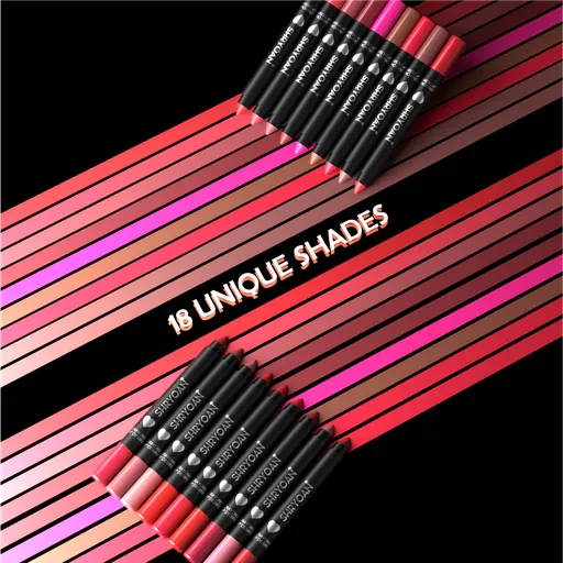 Lip crayons all shades animation