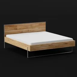 Oak Platform Bed