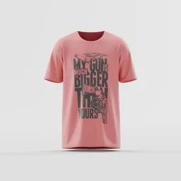 "My Gun Is Much Bigger Than Yours" Tee