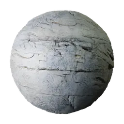 High-resolution stone texture showcasing 2K PBR materials for 3D modeling and rendering applications.