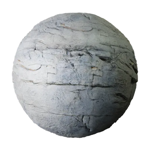 High-resolution stone texture showcasing 2K PBR materials for 3D modeling and rendering applications.