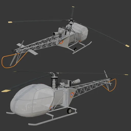 Helicopter SNCASE SE3130 Alouette