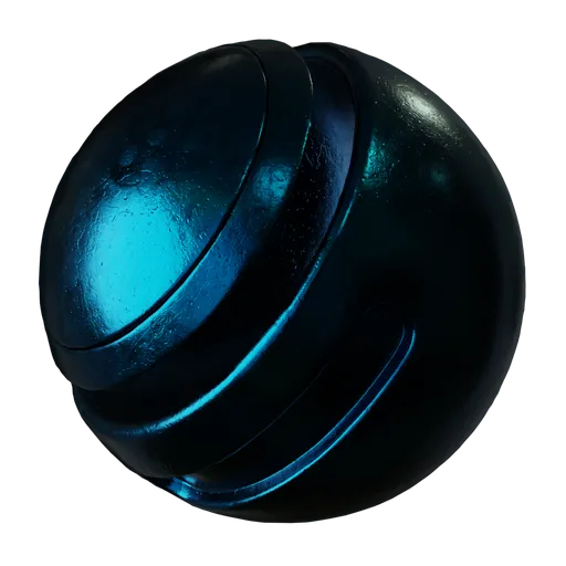 Rough Sky Blue Metal