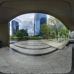 Shelter after rain during the day