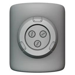 High-precision 3D sculpting tool AM Hardsurface Detail 86 used for adding detailed mechanical imprints to 3D models in Blender.