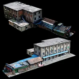 Scan ready game old building