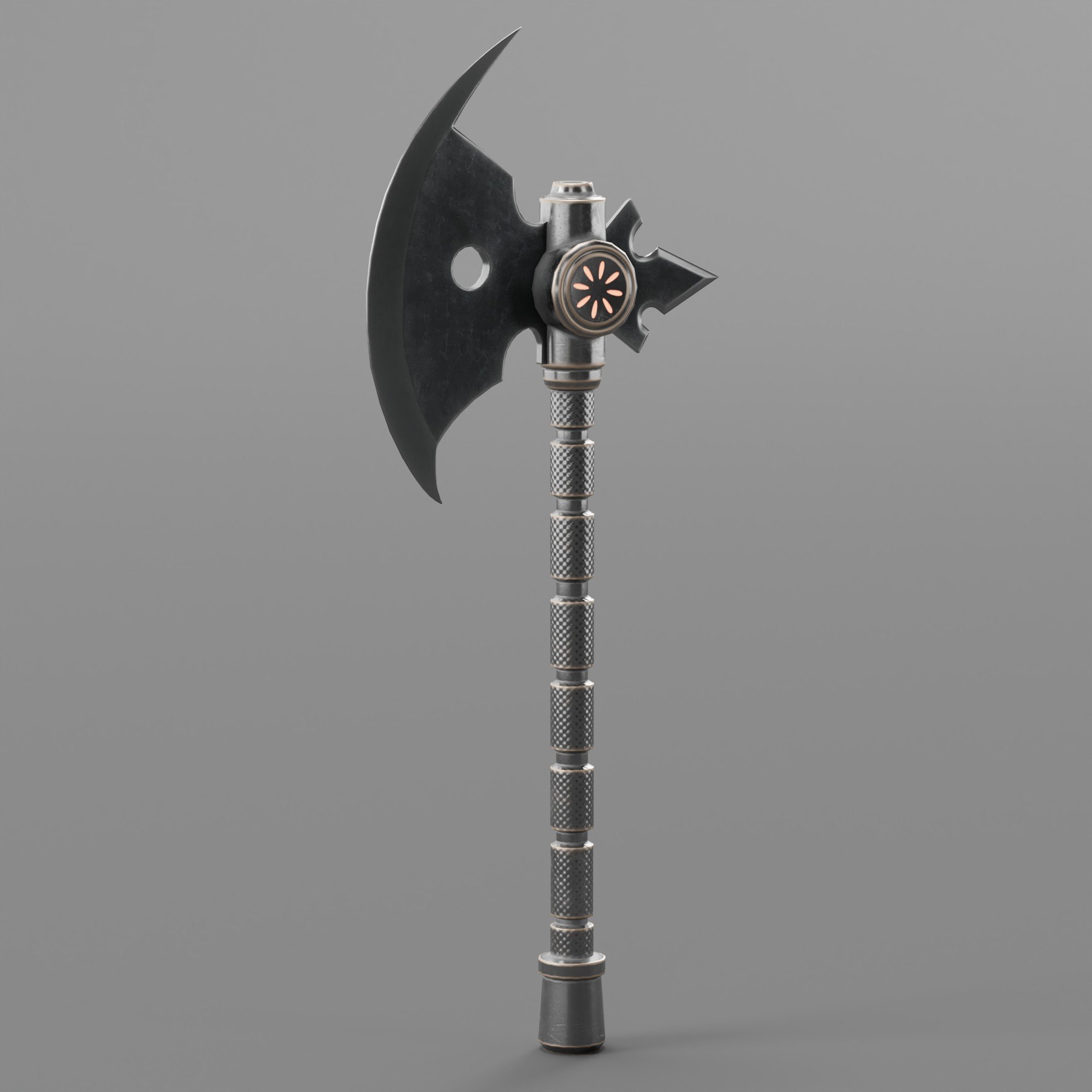 Metal Axe FREE 3D SciFi models BlenderKit