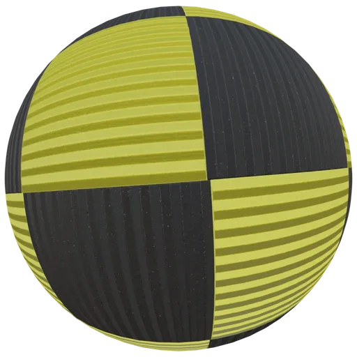High-resolution PBR texture of Yellow Checker Acoustic Foam Panels for realistic 3D tiles material.