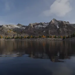 Rocky Mountain Landscape Lake