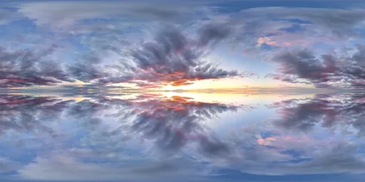 Infinite Real Sky - Dramatic Sunset