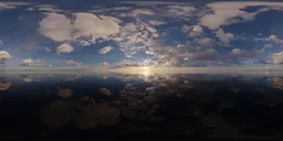 Dramatic Colorful Sunset Sky