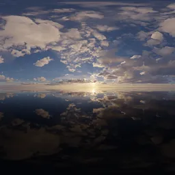 Dramatic Colorful Sunset Sky