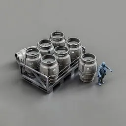 SCifi Military Barrels